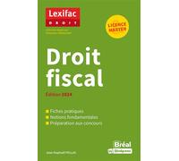 Droit fiscal Édition 2024 - Jean-Raphaël Pellas - Bréal - broché - Scolaire / Universitaire