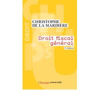 Christophe de La Mardière – Droit fiscal général – Étude – Broché