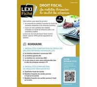 Droit Fiscal - Les Modalités D'imposition Du Résultat Des Entreprises