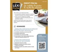 Droit Fiscal - Les Modalités D'imposition Du Résultat Des Entreprises