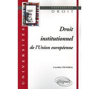 Droit Institutionnel De L'union Européenne