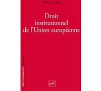 Droit Institutionnel De L'union Européenne