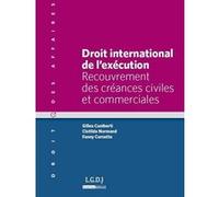 droit international de l'exécution: RECOUVREMENT DES CRÉANCES CIVILES ET COMMERCIALES
