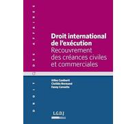 droit international de l'exécution: RECOUVREMENT DES CRÉANCES CIVILES ET COMMERCIALES