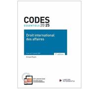 Droit International Des Affaires - Code Essentiel À Jour Au 1er Janvier 2025