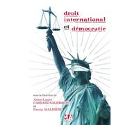 Droit international et democratie - MA éditions - Ma Editions - broché - Etude