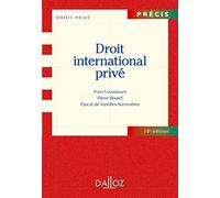 Droit international privé. 10e éd.