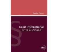 Droit International Privé Allemand