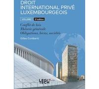Droit International Privé Luxembourgeois Gilles Cuniberti (Auteur)