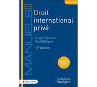 Droit international privé - Olivier Cachard - Bruylant - broché - Scolaire / Universitaire