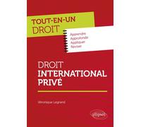 Droit international privé - Véronique Legrand - Ellipses - broché - Scolaire / Universitaire