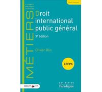 Droit international public général 3ed