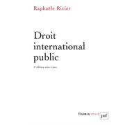 Droit international public - Raphaele Rivier - Puf - broché - Etude