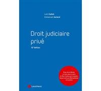 Droit judiciaire privé Professeur Loïc Cadier (Auteur), Emmanuel Jeuland (Auteur)