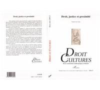 Droit, justice et proximité DROIT ET CULTURES Hors série - Collectif - L'harmattan - broché - Revue