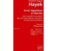 Droit, législation et liberté Friedrich Hayek (Auteur)