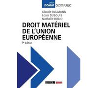 Droit Matériel De L'union Européenne