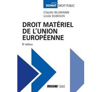 Droit matériel de l'Union européenne (2019)