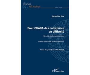 Droit OHADA des entreprises en difficulté Prévention-traitements-sanctions - Jacqueline Kom - L'harmattan - broché - Etude
