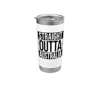 DROIT OUTTA AUSTRALIE Gobelet isotherme en acier inoxydable double paroi