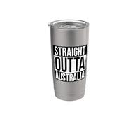 DROIT OUTTA AUSTRALIE Gobelet isotherme en acier inoxydable double paroi