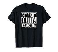 Droit Outta Cambodge T-Shirt Graphique avec Valeur