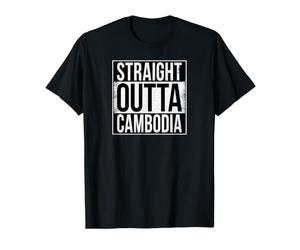 Droit Outta Cambodge T-Shirt Graphique avec Valeur