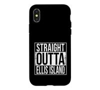 Droit Outta Ellis Island Coque pour iPhone X/XS