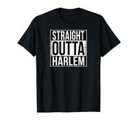 Droit Outta Harlem T-Shirt Graphique avec Valeur