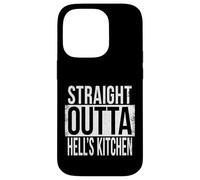 Droit Outta Hell's Kitchen NY NYC Coque pour iPhone 14 Pro