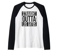 Droit Outta Los Gatos Manche Raglan