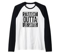 Droit Outta Los Santos Manche Raglan