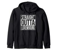 Droit Outta Luxembourg Sweat à Capuche