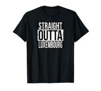 Droit Outta Luxembourg T-Shirt Graphique avec Valeur