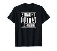 Droit Outta Luxembourg T-Shirt Graphique avec Valeur