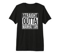 Droit Outta Manhattan T-Shirt Haut de Gamme