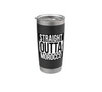 DROIT OUTTA MAROC Gobelet isotherme en acier inoxydable double paroi
