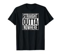 Droit Outta Nulle Part T-Shirt Graphique avec Valeur