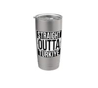 DROIT OUTTA TÜRKIYE Gobelet isotherme en acier inoxydable double paroi
