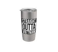 DROIT OUTTA VIETNAM Gobelet isotherme en acier inoxydable double paroi