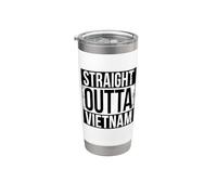 DROIT OUTTA VIETNAM Gobelet isotherme en acier inoxydable double paroi
