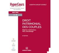 Droit patrimonial des couples. 9e éd. - régimes matrimoniaux, Pacs, concubinage