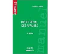 Droit pénal des affaires - 2ème édition Frédéric Stasiak (Auteur)