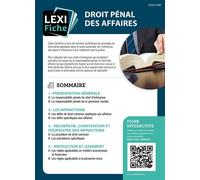 Droit pénal des affaires - Victoria Ligny - Enrick B. Eds - broché - Etude