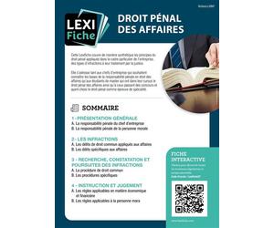 Droit pénal des affaires - Victoria Ligny - Enrick B. Eds - broché - Etude