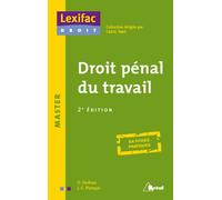 Droit pénal du travail - Jean-Claude Planque - Bréal - broché - Etude