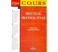 Droit pénal et procédure pénale