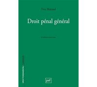 Droit pénal général