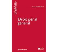 Droit pénal général 2nde édition - Audrey Darsonville - Sirey - broché - Etude