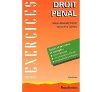 Droit pénal général - 5ème édition confino g. Cartier m.-e. (Auteur)